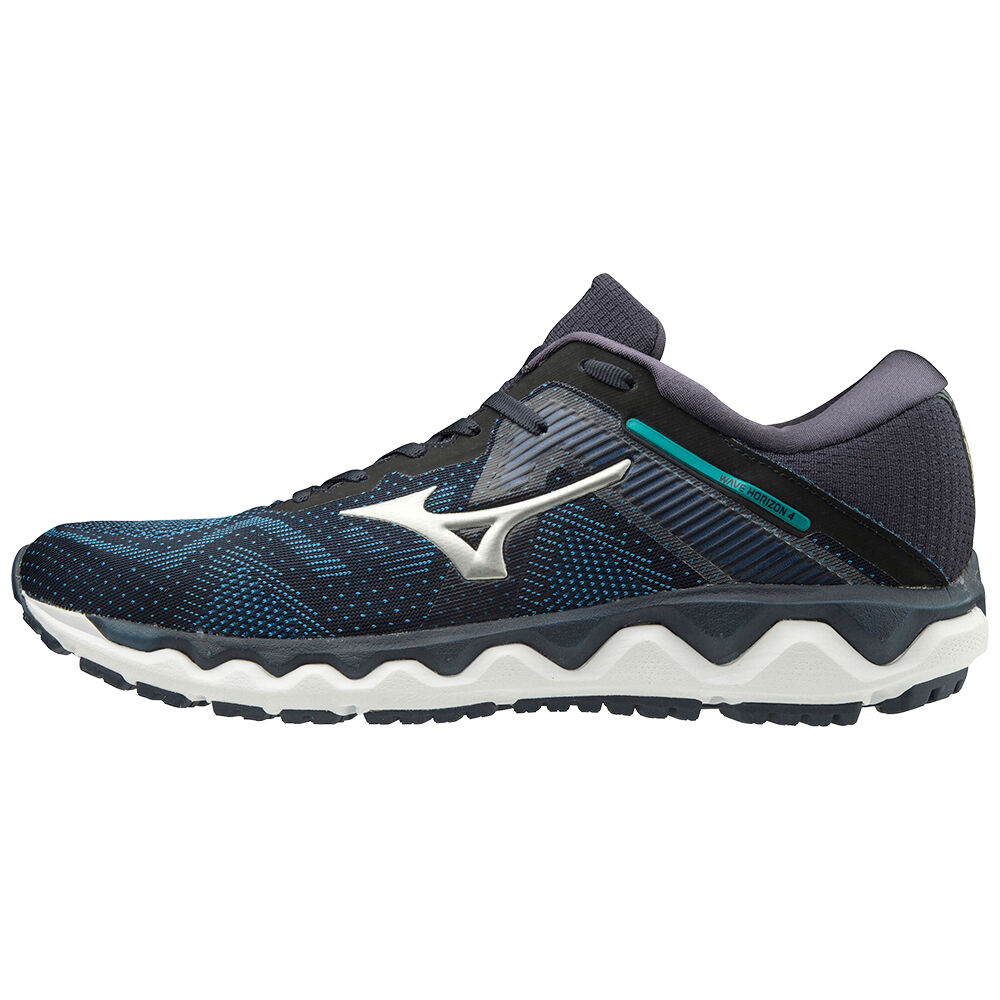 Mizuno Men's Wave Horizon 4 Running Shoes Navy (J1GC202603-QDP)